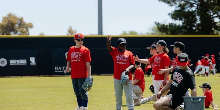 UNLV baseball camp activity