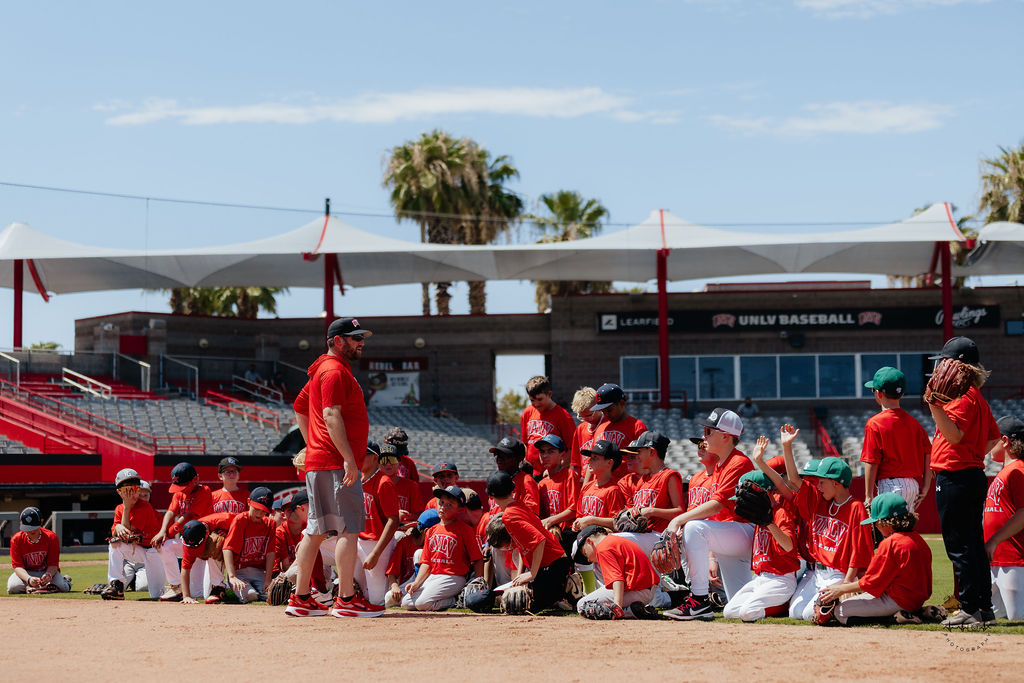UNLV baseball camp activity